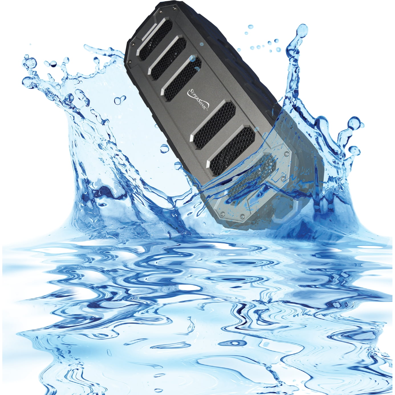 supersonic waterproof bluetooth speaker