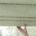 thumbnail image 4 of Sun Zero Pryer 1-Piece Textured 100% Blackout Cordless Roman Shade, 27"X64", Sage Green, 4 of 8