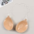 thumbnail image 3 of Women Nipple Covers Breast Pasties Knit Self-adhesive Invisible Nipple Stickers Breast Covers, 3 of 5