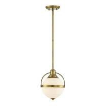 Westbourne 1-Light Pendant in Warm Brass