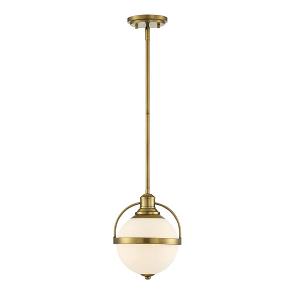 Westbourne 1-Light Pendant in Warm Brass
