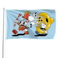 thumbnail image 1 of Blippi Bandera impresa con temática, regalo perfecto para fanáticos, amigos y familiares, y adecuada para actividades al aire libre e interiores, decoraciones de fiesta.40cm×60cm, 1 of 6