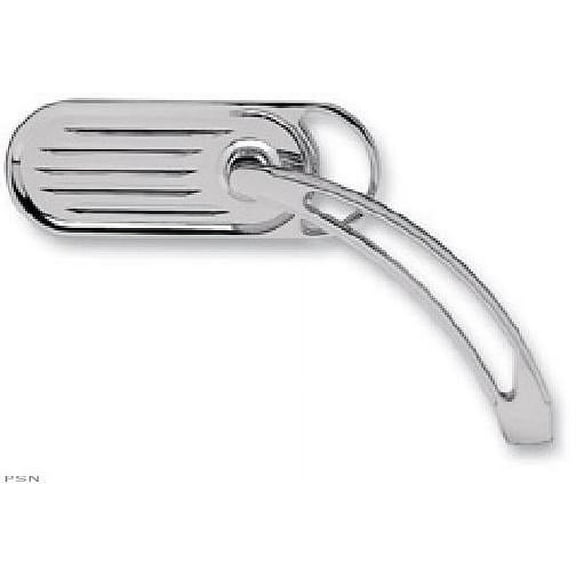 Arlen Ness Chrome Grooved Slingshot Motorcycle Mirror