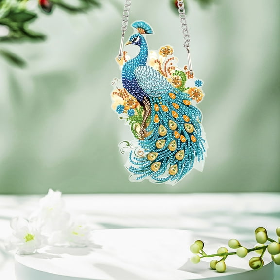 Peacock Diamond Art Painting Kit Hanging