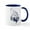 White/Navy Inside, variant on CafePress - Wolf - 11 oz Ceramic Mug - Novelty Coffee Tea Cup