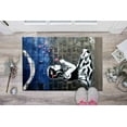 thumbnail image 5 of Pink Bubble Rugs, Area Rugs, Graffiti Rugs, Banksy Rugs, Easy To Clean Rugs, Banksy Blowing Bubble Girl Rugs, Bridesmaid Gift Rug, 3.3'x5' - 100x150 cm, 5 of 8
