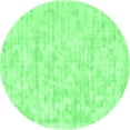 thumbnail image 1 of Ahgly Company Indoor Round Solid Emerald Green Modern Area Rugs, 7' Round, 1 of 4
