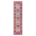 thumbnail image 5 of My Magic Carpet 2.5'x10' Machine Washable Non-Slip Kitchen Hallway Runner Rug - Ramage Maroon, 5 of 5