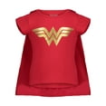 thumbnail image 4 of DC Comics Justice League Wonder Woman Big Girls Costume T-Shirt Tulle Skirt Headband and Cape 4 Piece Set Toddler to Big Kid, 4 of 5