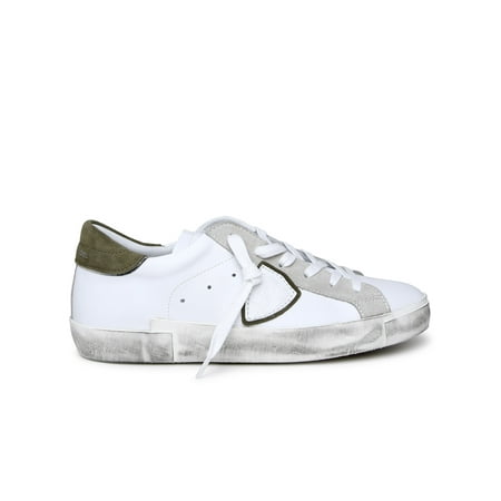 

Philippe Model Man Prsx Sneakers In White Leather