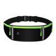 thumbnail image 1 of Riñoneras impermeables para montar en deportes bolsas con cinturón reflectante (negro), 1 of 7