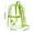 Green, variant on XYAIYT Clear Backpack for Stadium Events and Concerts Transparent Multi Pocket Bag for Sports and Festivals TravelLong Lasting Vinyl Plastic with Heavy Duty Zippers