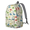 thumbnail image 2 of Dinosaur and Stone Beige Pattern Backpack for School, Cute School Bag with Adjustable Shoulder Straps and Padded Back, 15.7"x11.8"x5.5", 2 of 5