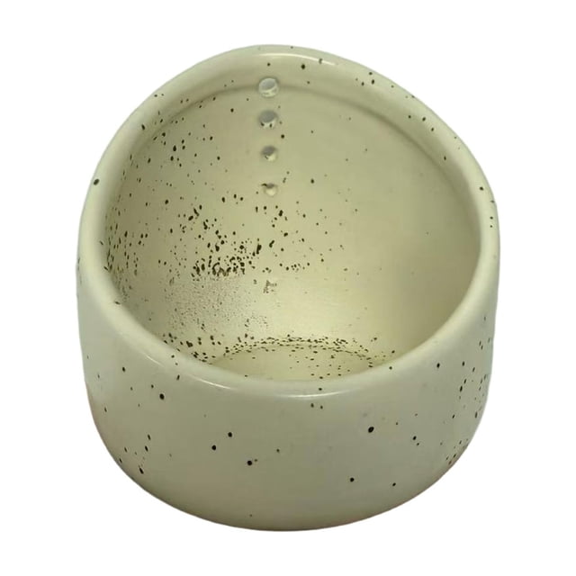 Tauxra Pottery Herb Stripper Bowl Ceramic Kitchen Herb Prep Tool For Home Cooking^