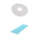 thumbnail image 1 of Sábana de colchón de cama de masaje de salón de belleza azul cielo con cara blanca cubierta de cuna, 1 of 9