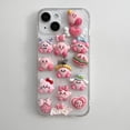 thumbnail image 1 of Funda de teléfono transparente de muñeca Kirbies 3D Kawaii para IPhone 14 13 12 11 Pro Max Mini X XR XS MAX 7 8Plus, funda trasera anticaída, regalo para niñas Fivean unisex, 1 of 2