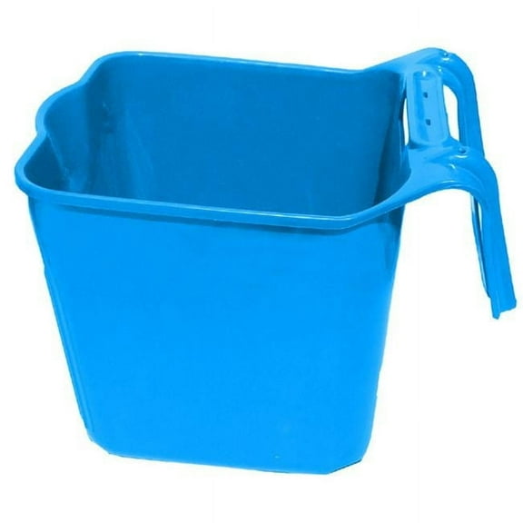 Tuff Stuff Products SQHBL 14 qt. Square Fence Hook Bucket, Blue