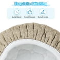 thumbnail image 5 of Uxcell Stool Covers Round, Elastic Bar Stool Covers Washable Stool Cushion Slipcover Bar Chair Seat Covers for 10-13 Inch Khaki 1, 5 of 7