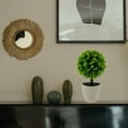 thumbnail image 2 of Mainstays 9.5" Indoor Artificial Plant in Pot, Green Color Boxwood., 2 of 5