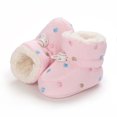 thumbnail image 2 of Akiihool Baby Girls Boots Baby Boy's Girl's Booties Winter Slippers Booties Slipper Sock (Pink,5), 2 of 5