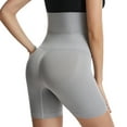 thumbnail image 2 of Defitshape Women's Thigh Slimmer Body Shaper Hip Lifter Tummy Control Shapewear Shorts High Waisted Grey Small, 2 of 2