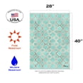 thumbnail image 2 of Toland Home Garden Blue Lattice Lattice Flag Double Sided 28x40 Inch, 2 of 5