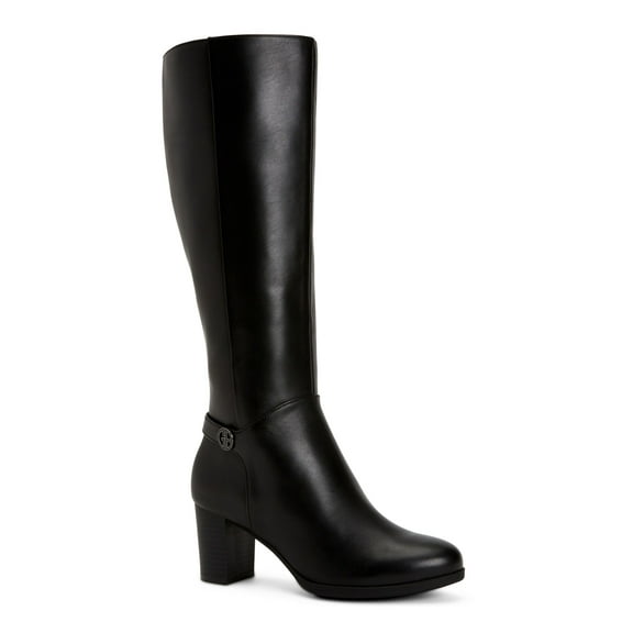 GIANI BERNINI Womens Black Slip Resistant Comfort Adonnys Round Toe Zip-Up Dress Boots 7.5 WC