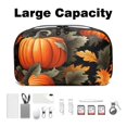 thumbnail image 3 of Thanksgiving Digital Bag with Oxford Fabric, Waterproof, Charger Pouch, USB Organizer, Electronic Travel Case Organizer, Appliance Cord Organizer, 5.9x9.44x3.14 in., 3 of 6
