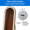 thumbnail image 6 of Dextrus 63"x20" Full-Length Mirror with LED Lights, Modern Arched Free Standing Floor Mirror, Wall Mounted Hanging Mirror, Dressing Mirror Touch Control, Full-Size Tall Mirror for Bedroom, 6 of 7