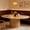 Oak-59 Inch, variant on Extendable Round Dining Table for 2-4-6, 59 Inch Dining Room Kitchen Table with 2-Tier Storage Shelf, Modern Farmhouse Fluted Wood Slide Door Dinner Furniture,Oval Circle,Oak