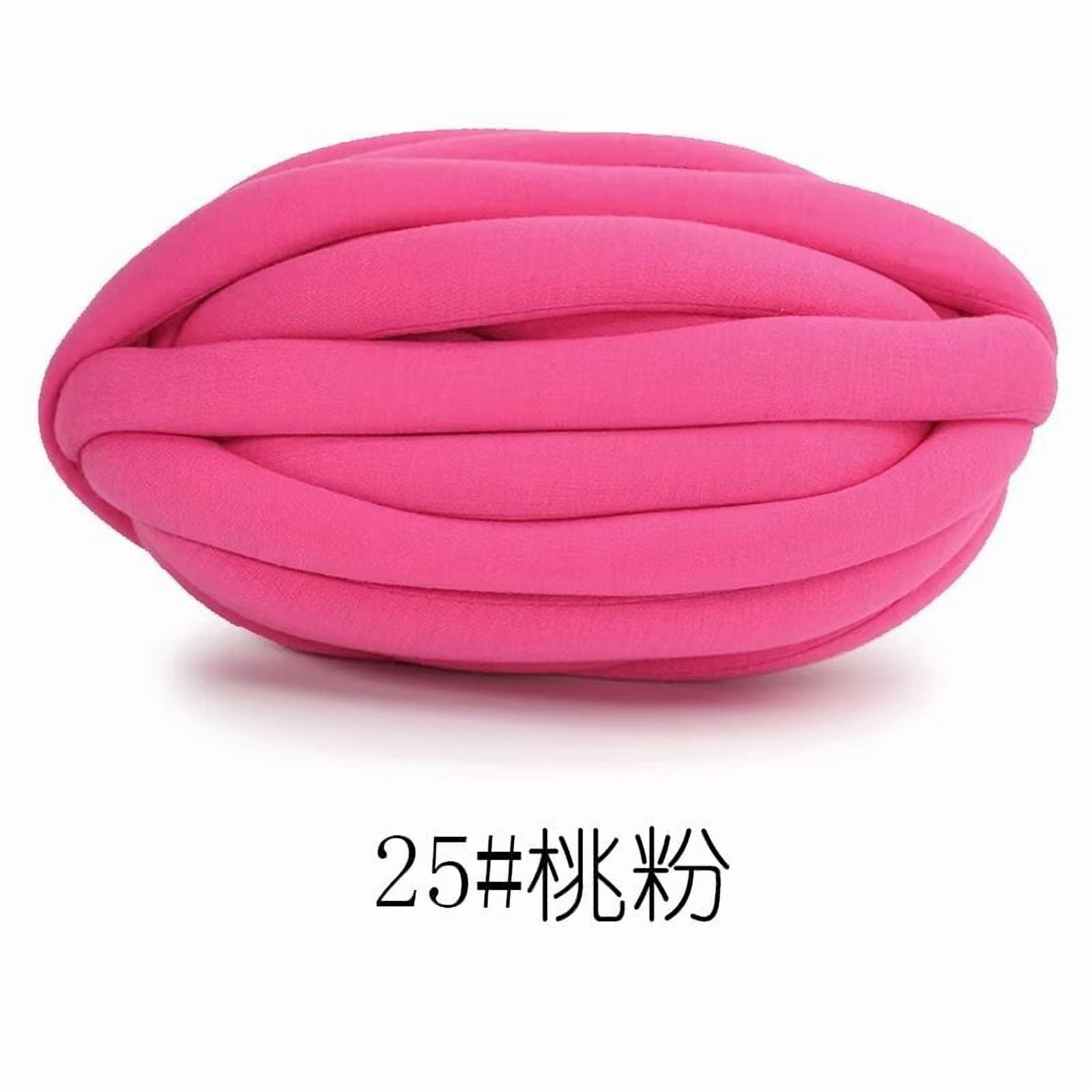 suxuMhao Giant Yarn Core-Filled Cotton - 250g 1 Roll Easy DIY Knitting for Bed Borders Pillows & Pet Beds Durable Breathable & Not easily deformed Suitable for beginners to freely DIY dark pink
