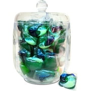 Skywin Acrylic Laundry Pod Container Jar with Lid (Clear) - Laundry Pod Storage Container for Laundry Room Organization Laundry & Dishwasher Pod Laundry Container