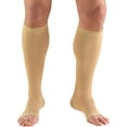 thumbnail image 1 of 30-40 mmHg Compression Stockings for Men and Women, Knee High Length, Open Toe, Beige, Small, 1 of 5