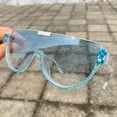 thumbnail image 5 of Oversized Sunglasses Women Men Luxury Big Frame Mask Glasses Goggle Flat Top Clear Eye Protection Glasses Shade UV400, 5 of 8