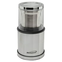 Brentwood 75-Gram Electric Stainless Steel Wet-and-Dry Coffee Bean, Herb, and Spice Grinder with 2 Removable Bowls, CG-162S , CG-162S