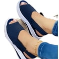 thumbnail image 2 of Zapatos de mujer de gran tamaño Primavera Verano moda Simple Casual hebilla plataforma sandalias de mujer, 2 of 5