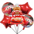thumbnail image 4 of Disney Cars decoraciones de fiesta de cumpleaños para niños, globos de Rayo McQueen, vasos de papel, plato, vajilla desechable para Baby Shower, suministros, 4 of 5