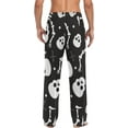 thumbnail image 2 of GZHJMY Halloween Skeleton Pajama Pants For Men, Men's Separate Bottoms, Lounge Pants with Pockets, Christmas New Year Birthday Gifts, X-Large, Christmas New Year Birthday Gifts, X-Large, 2 of 7