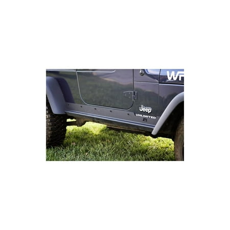 Heavy Duty Rocker Guards - Rugged Ridge Heavy Duty Side Rocker Guards