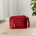 thumbnail image 4 of Baggallini womens Triple Zip Bagg Convertible Cross Body, Apple, One Size US, 4 of 4