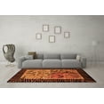 thumbnail image 3 of Ahgly Company Indoor Square Animal Orange Modern Area Rugs, 7' Square, 3 of 4
