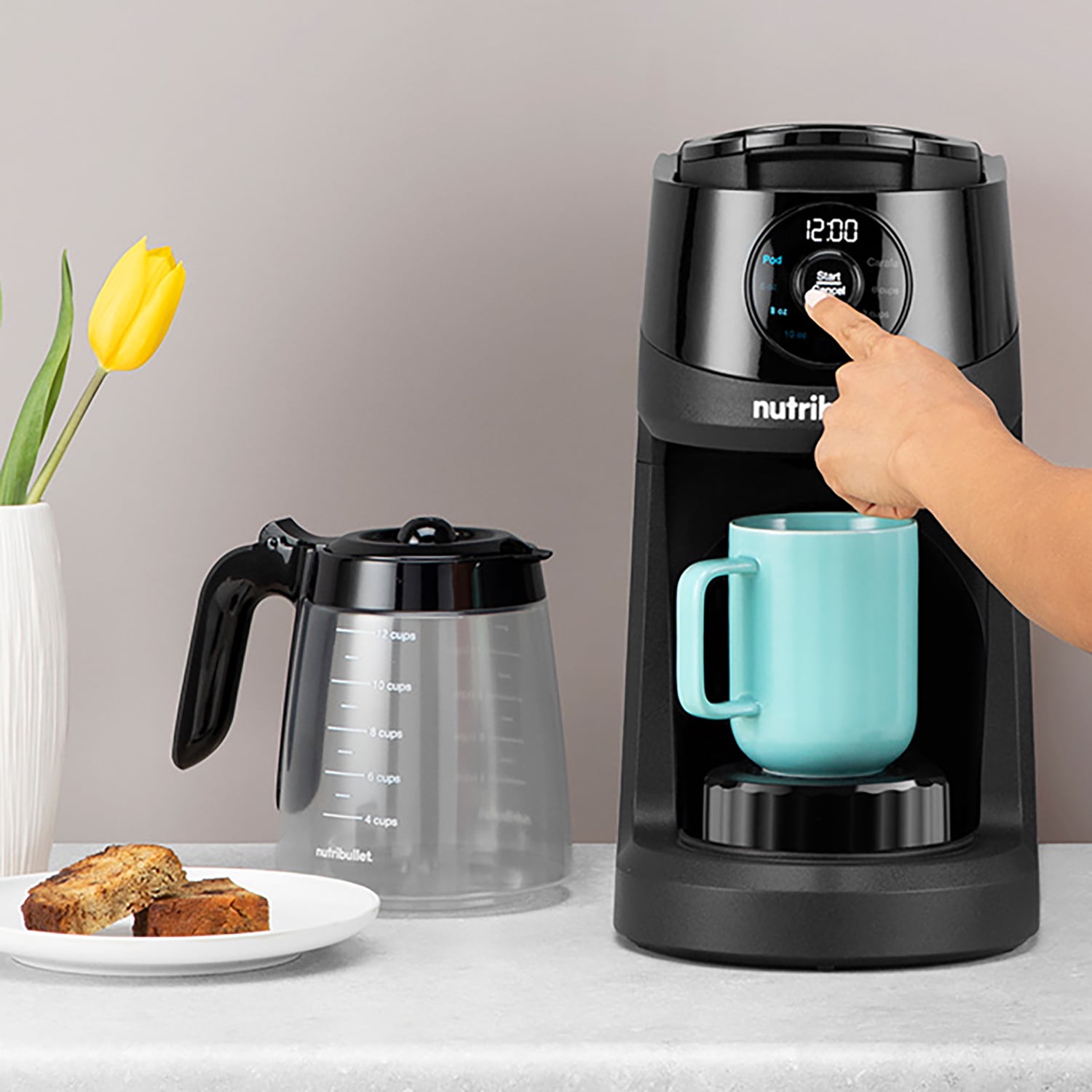 Nutribullet now makes coffee, one cup or a pot at a time and it can tell  the difference 