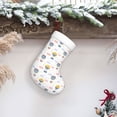 thumbnail image 6 of Yiaed Hot Air Balloon Print Christmas Stockings, Christmas Stockings Hanging Ornaments, Christmas Stockings for Family Christmas Holiday Decorations, 6 of 7