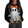 thumbnail image 4 of Yteetum Women's Halloween Sweatshirts Oversize Fleece Cute Ghost Graphic Print Crewneck Pullover Sweatshirts Tops Womens Casual Round Neck Loose Sports Long Sleeve Hoodless Sweatshirts Fall Clothes, 4 of 9
