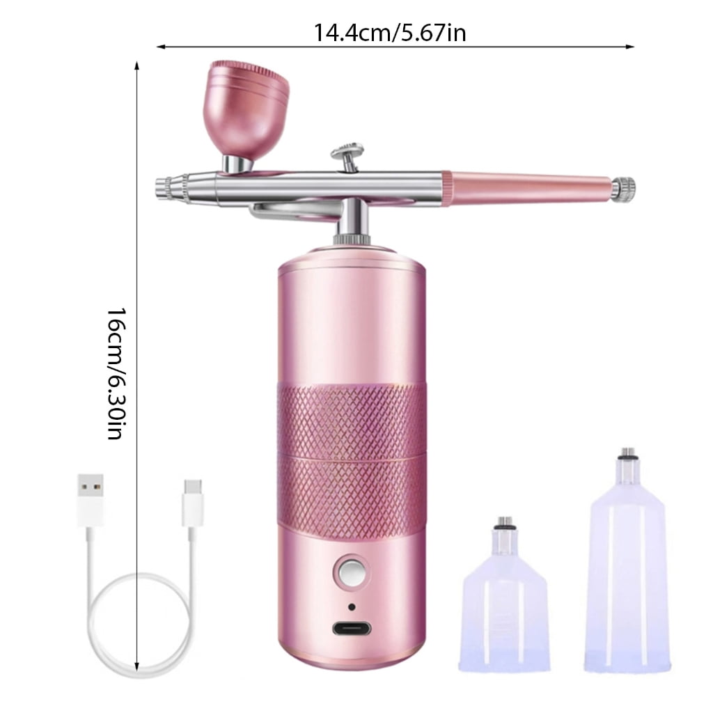 SDFGTstore Airbrush Kit with Compressor High Pressure Cordless Airbrush Guns Portable