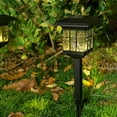 thumbnail image 5 of Solar Post Cap Lights for Outdoor Fence & Garden | White & Warm LED Solar Powered Lighting | 2-in-1 Design for Pillar Head or Ground Installation | Weatherproof Plastic Construction, 5 of 9