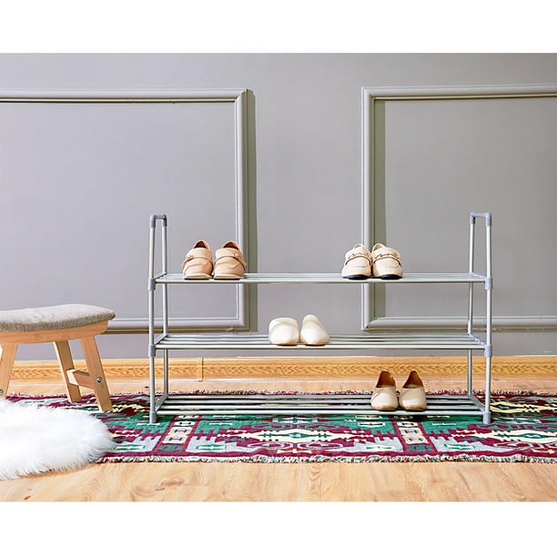 Lavish Home Range-chaussures à 3 niveaux - 9 paires de rangement en bois  pour placard, salle de bain, vestibule et Commentaires - Wayfair Canada