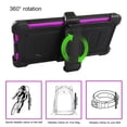 thumbnail image 3 of SOATUTO Heavy Duty Full Body Protective Case with Kickstand and Belt Swivel Clip for Galaxy Note 10 Plus (Purple), 3 of 7