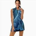 thumbnail image 2 of Mystic Forest White Wolf Sports Dresses Women Tennis Dress Outdoor Badminton Golf Quick-Drying And Breathable Sports Dress, 2 of 4