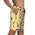 thumbnail image 2 of Haikyuu Cartoon Men's Beach Shorts Swim Trunks Casual Quick Dry Board Shorts Swimwear Pants with Mesh Lined and Pockets, 2 of 8